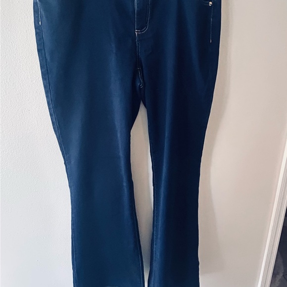 Michael Kors Dark Blue Flare Jeans - Picture 5 of 7